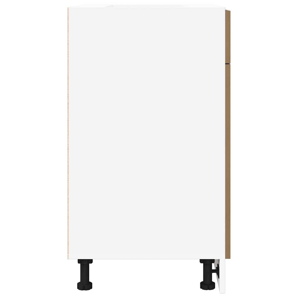 HKH Armário Inferior C/ Gavetas Lyon em Carvalho Artisiano