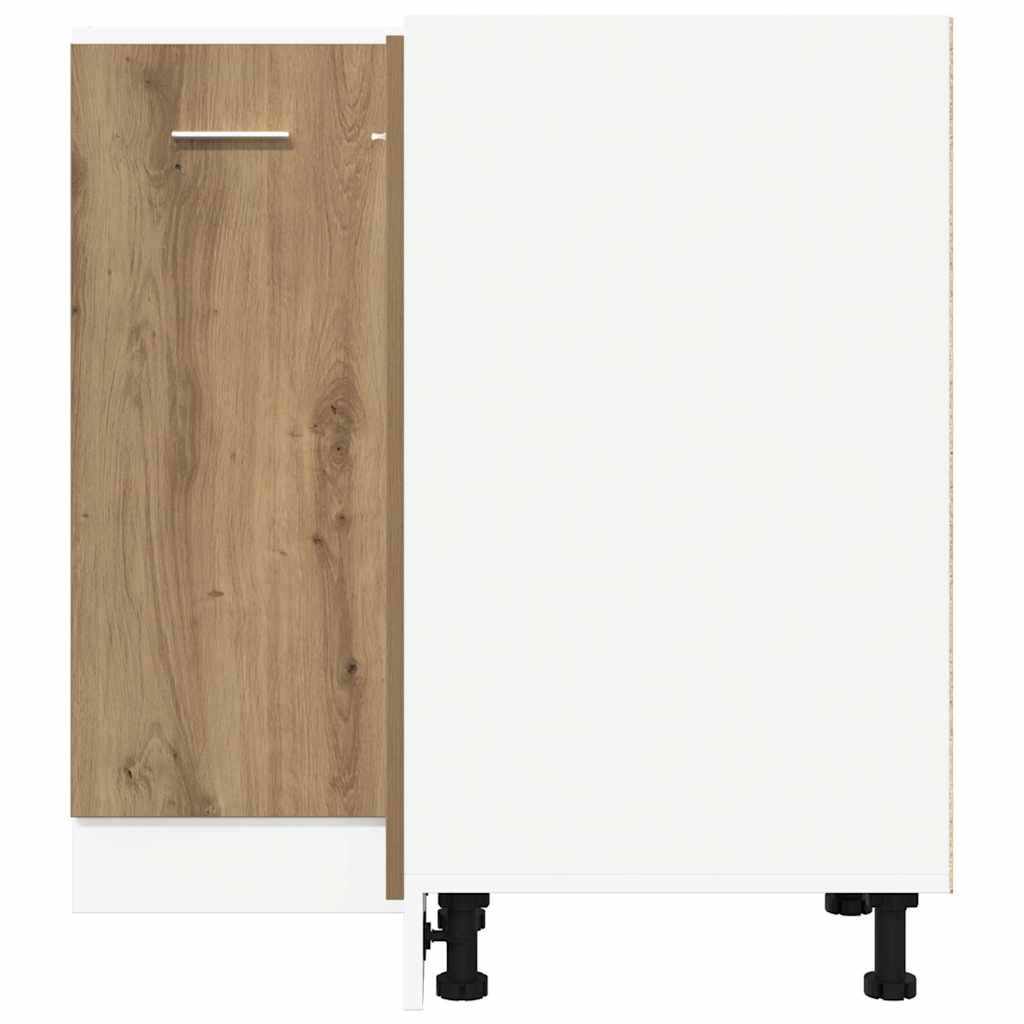 HKH Mueble de Cocina Lyon en Roble Artesanal - 75,5x75,5x81,5cm