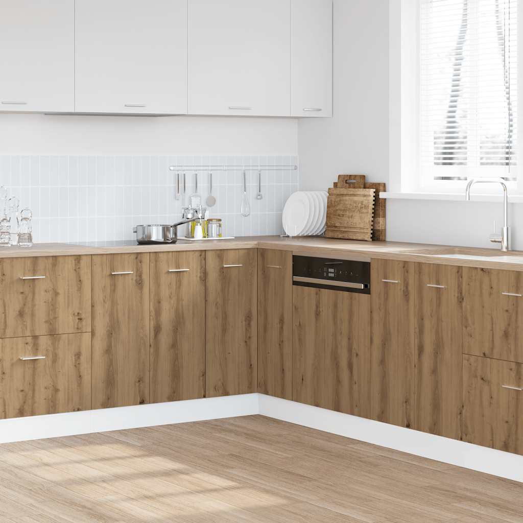 HKH Mueble de Cocina Lyon en Roble Artesanal - 75,5x75,5x81,5cm