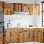 HKH Armario de Pared Lyon en Madera Envejecida - 30x31x60 Cm