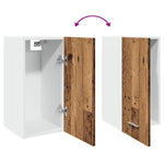 HKH Armario de Pared Lyon en Madera Envejecida - 30x31x60 Cm