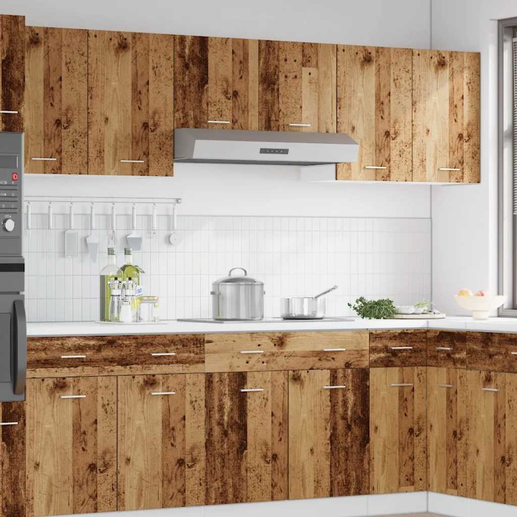 HKH Armario suspendido Lyon en madera vieja - 40x31x60 Cm