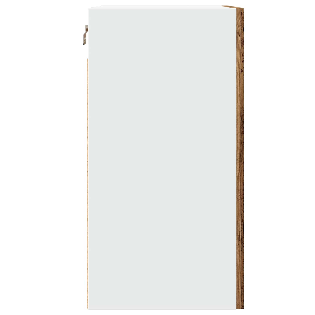 HKH Armário Suspenso Lyon em Madeira Velha - 40x31x60 Cm