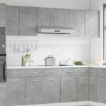 Armario suspendido HKH Lyon de cemento - 80x31x60 cm - Gris