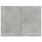 Armario suspendido HKH Lyon de cemento - 80x31x60 cm - Gris
