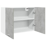 Armario suspendido HKH Lyon de cemento - 80x31x60 cm - Gris