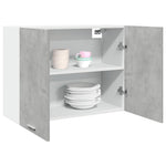 Armario suspendido HKH Lyon de cemento - 80x31x60 cm - Gris