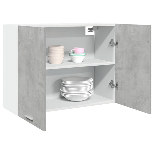 HKH Armário Suspenso Lyon em Cimento - 80x31x60 Cm - Cinza