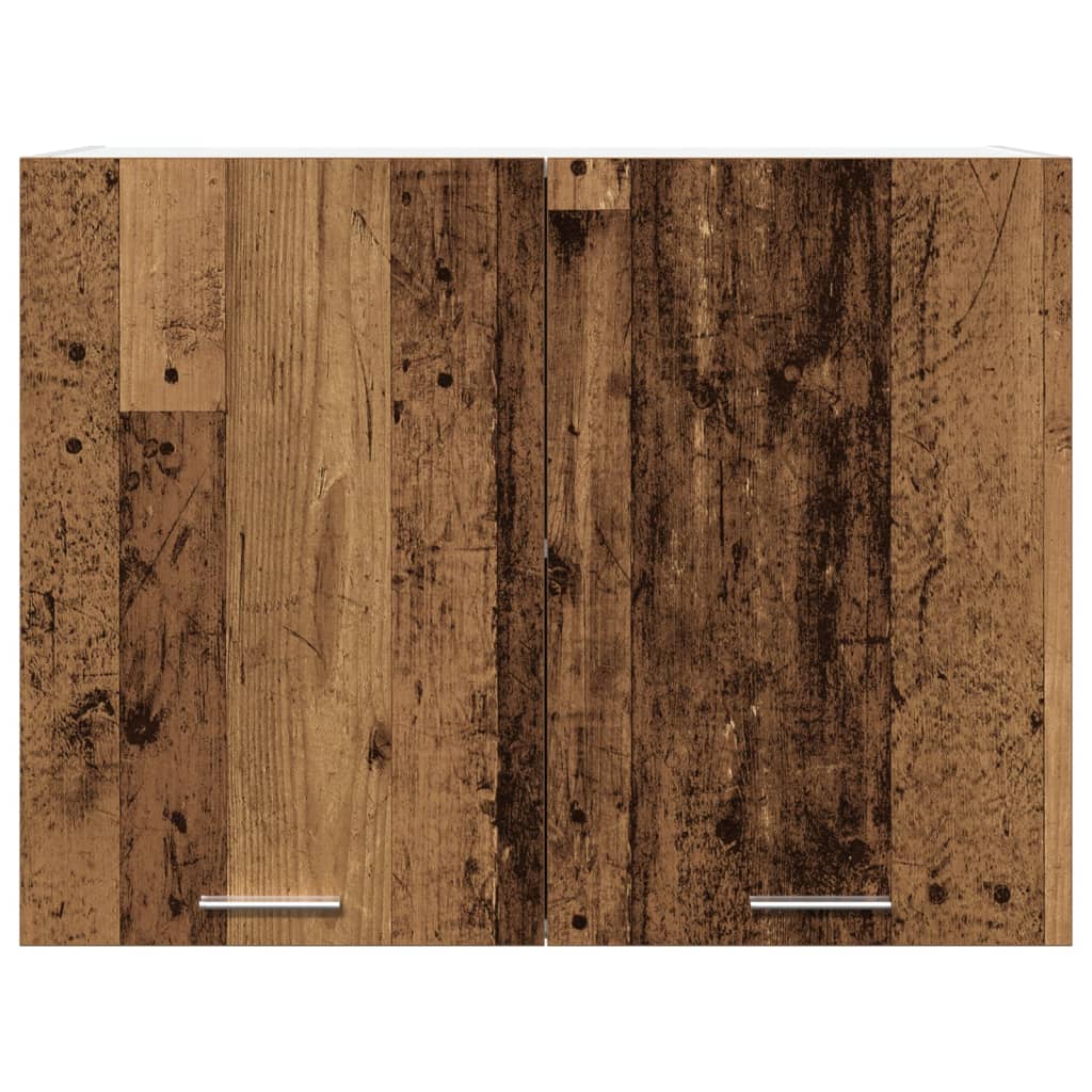 Armario de pared HKH Lyon en madera envejecida - 80x31x60 cm