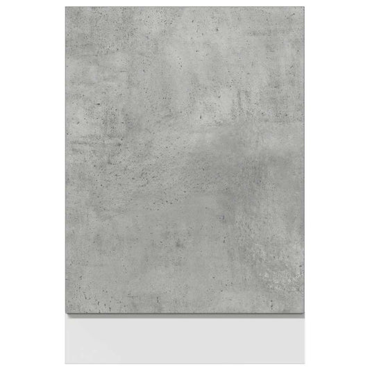 HKH Painel Máquina Lavar Louça Lyon em Cimento - 45x3x67 Cm - Cinzento