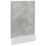 HKH Panel Lavavajillas Lyon de Cemento - 45x3x67 Cm - Gris