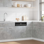 HKH Panel Lavavajillas Lyon de Cemento - 45x3x67 Cm - Gris