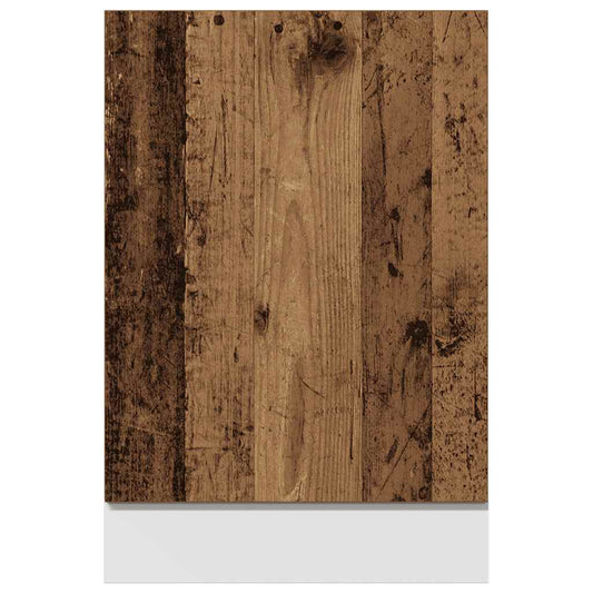 HKH Painel Máq Lavar Louça Lyon em Madeira Velha - 45x3x67 Cm