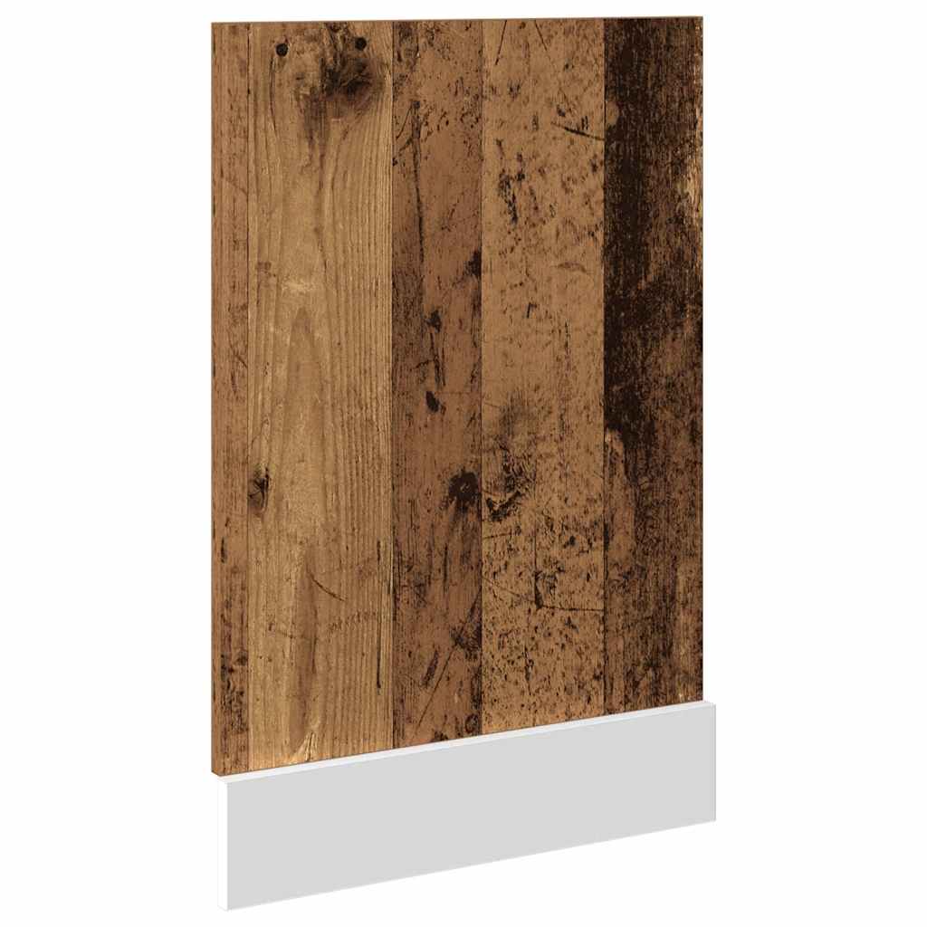 HKH Painel Máq Lavar Louça Lyon em Madeira Velha - 45x3x67 Cm