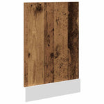HKH Painel Máq Lavar Louça Lyon em Madeira Velha - 45x3x67 Cm