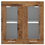 HKH Mueble de pared para cocina con puerta de cristal Lyon