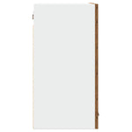 HKH Mueble de pared para cocina con puerta de cristal Lyon