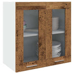 HKH Mueble de pared para cocina con puerta de cristal Lyon