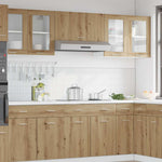 HKH Armário Parede para Cozinha com Porta em Vidro Lyon