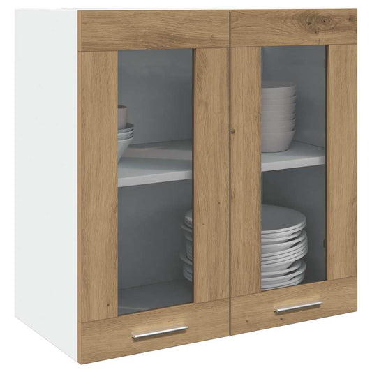 HKH Armário Parede para Cozinha com Porta em Vidro Lyon