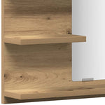 HKH Armário C/ Espelho P/ Casa de Banho em Cimento - 60x10,5x45 Cm - Cinza