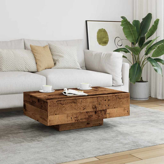 Mesa de centro HKH en madera envejecida