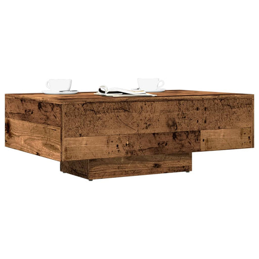 Mesa de centro HKH en madera envejecida