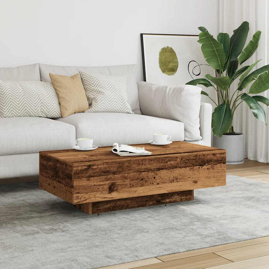 Mesa de centro HKH en derivados de madera en madera vieja