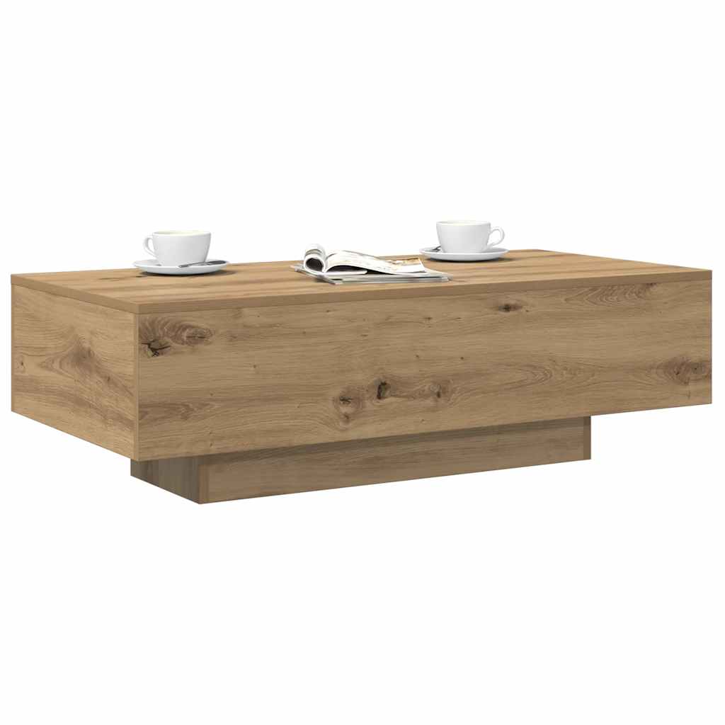 HKH Mesa de centro en derivados de madera, roble artesanal