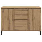 HKH Aparador Industrial en derivados de Madera, Metal 102 X 35 X 70 Cm - Roble Artesano