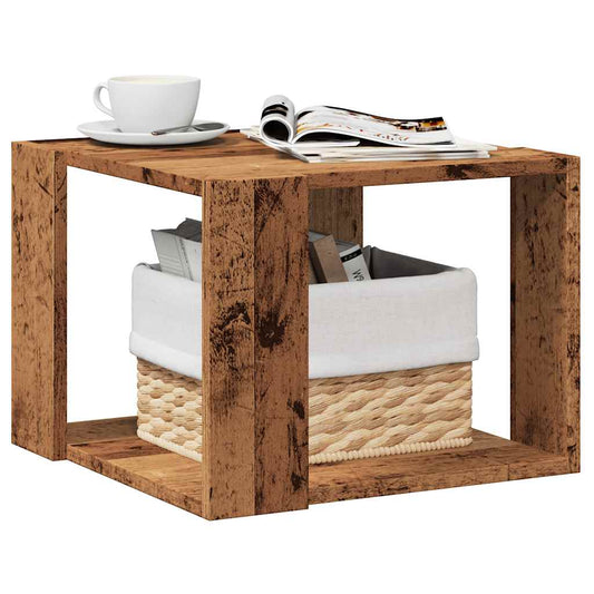 Mesa de centro HKH de madera antigua tallada