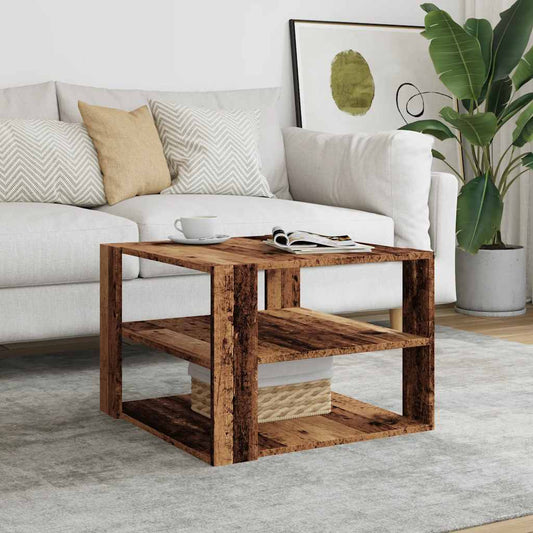 Mesa de centro HKH en madera envejecida