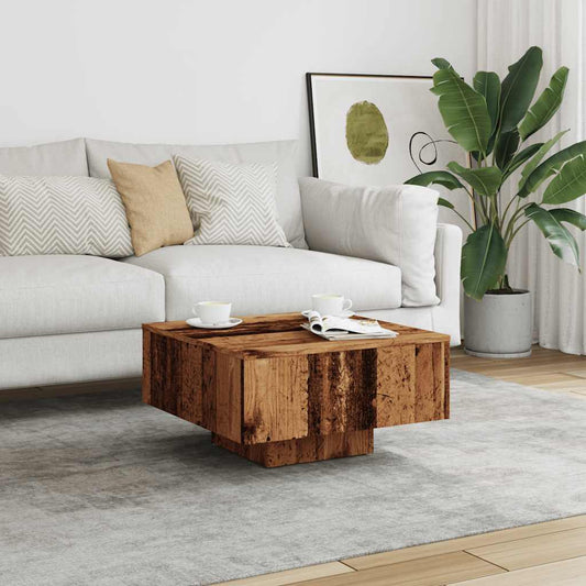 Mesa de centro HKH en madera envejecida