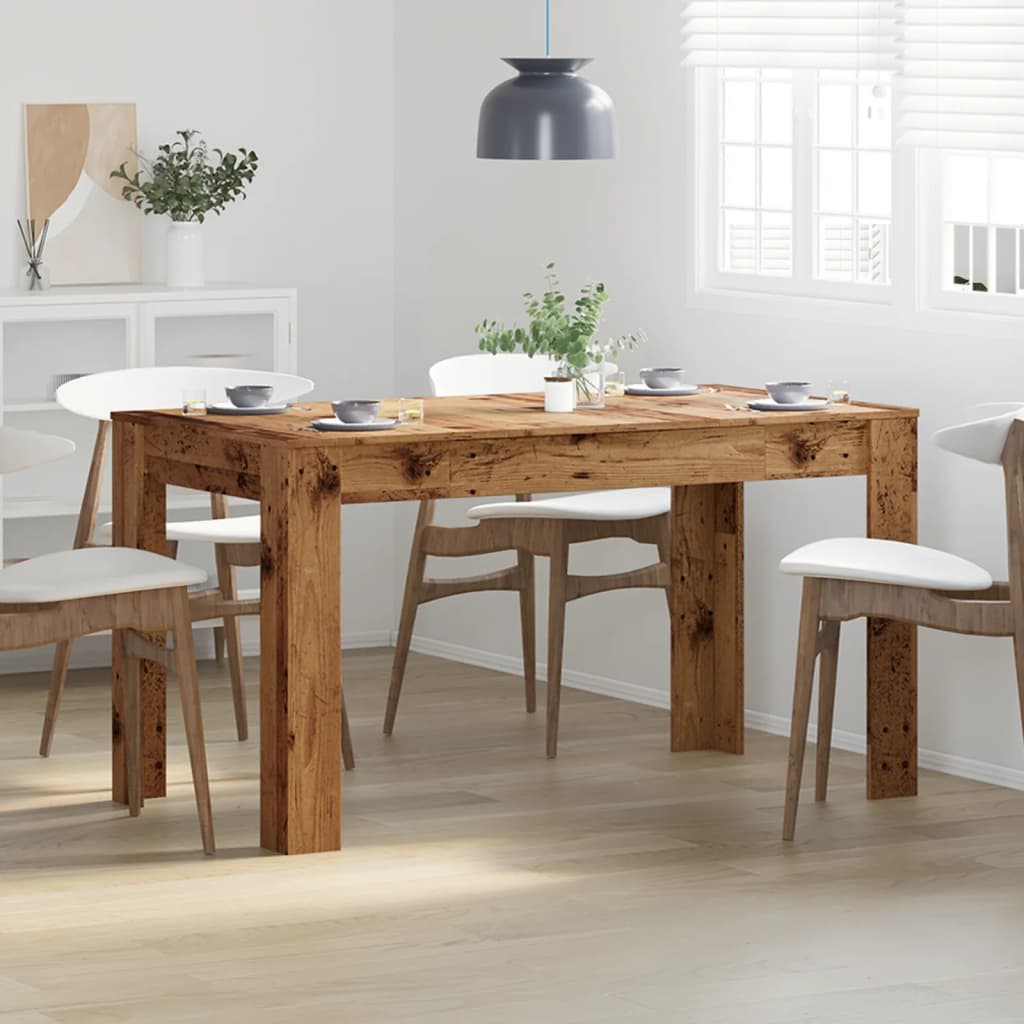 HKH Mesa de Jantar em Derivados de Madeira - Madeira Velha
