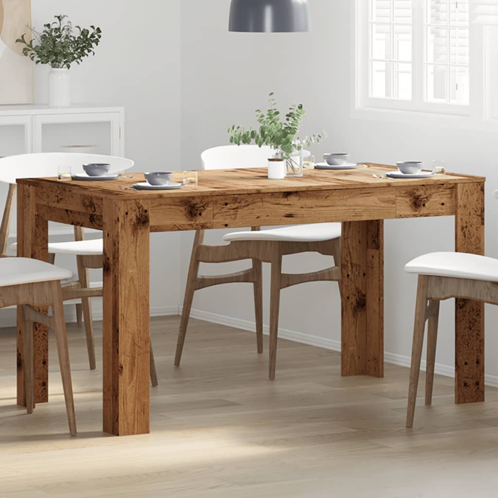 HKH Mesa de Jantar em Derivados de Madeira - Madeira Velha