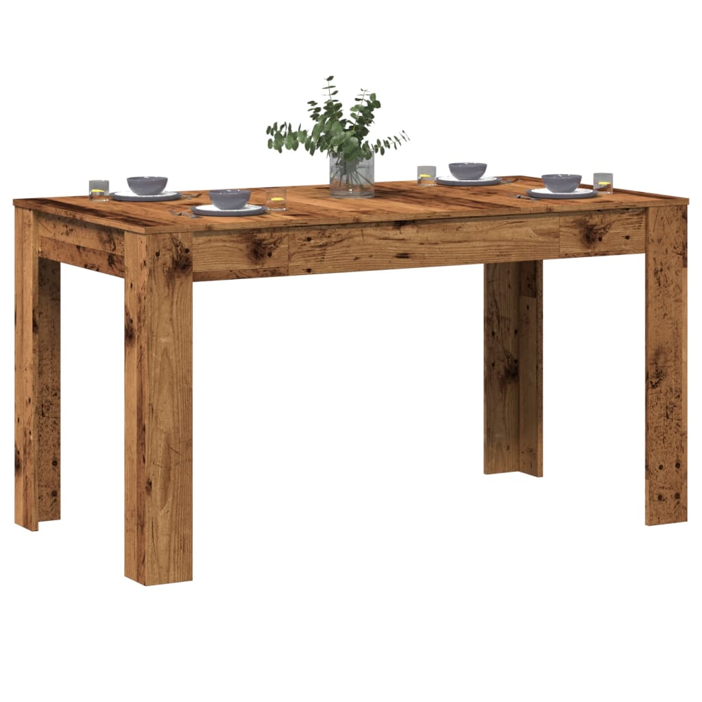 HKH Mesa de Jantar em Derivados de Madeira - Madeira Velha