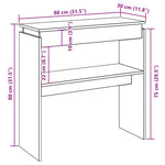 Mesa auxiliar HKH Artisiano de roble