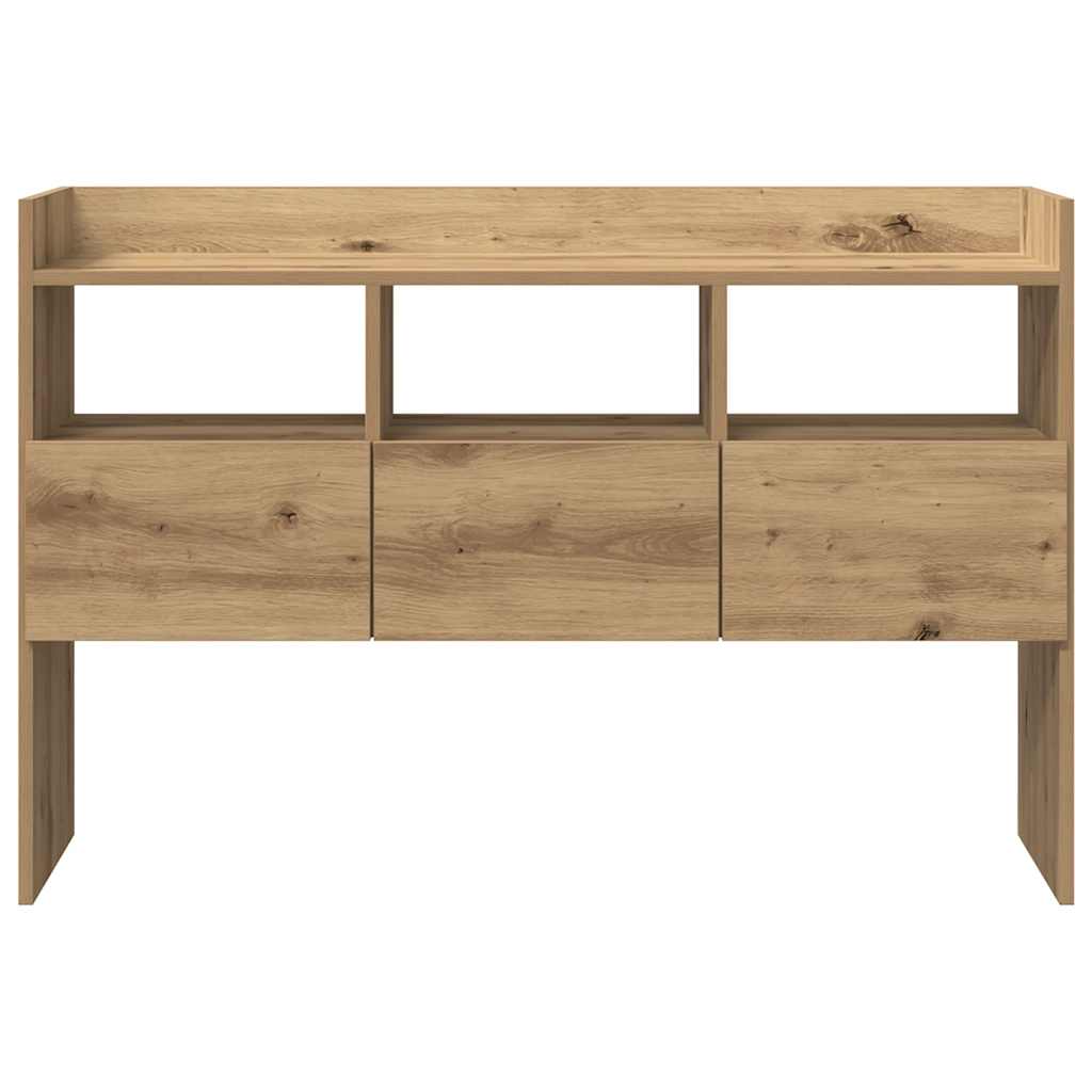 HKH Aparador em derivados de Madeira com 3 Gavetas 105 X 30 X 70 Cm - Carvalho Artisiano