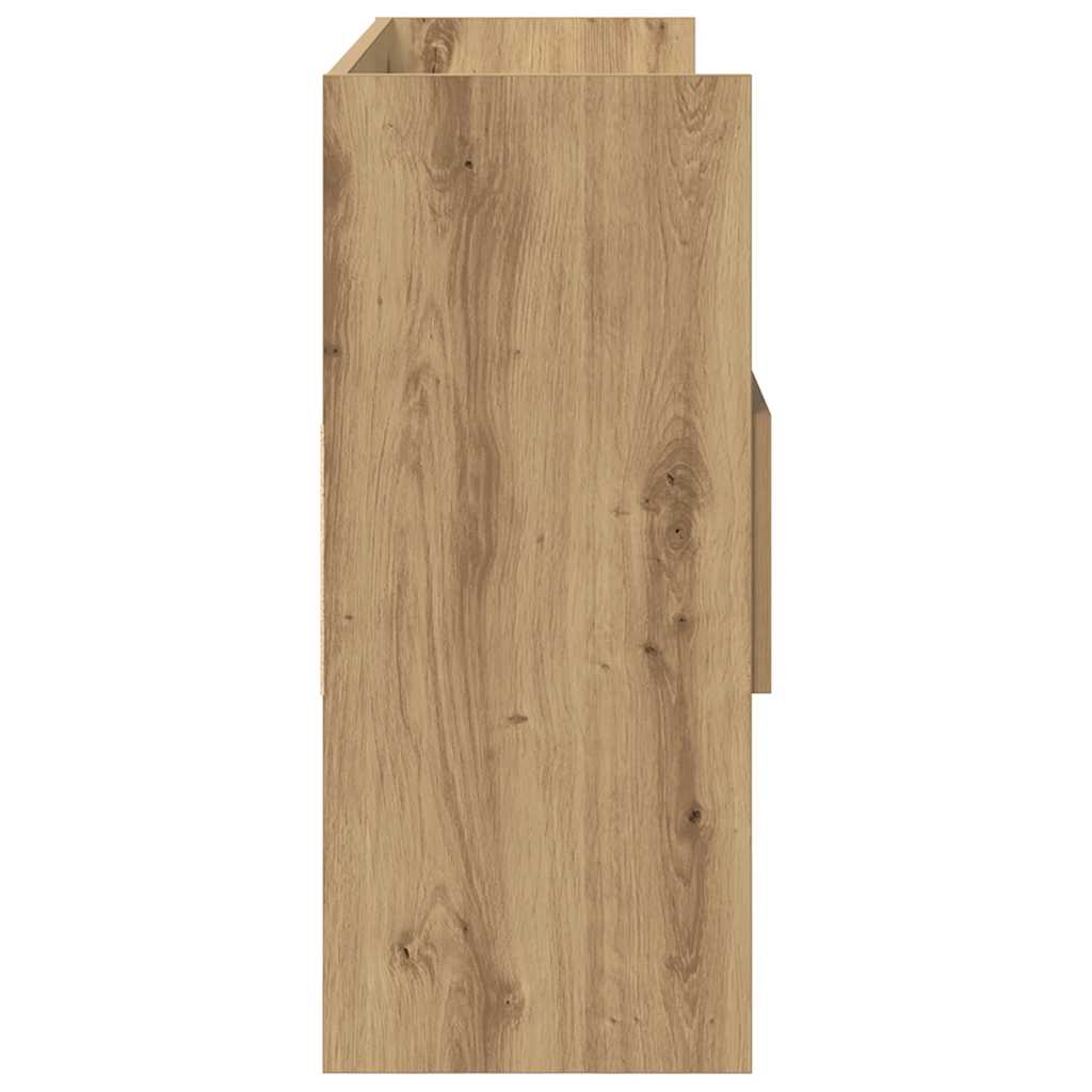 HKH Aparador em derivados de Madeira com 3 Gavetas 105 X 30 X 70 Cm - Carvalho Artisiano