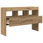 HKH Aparador em derivados de Madeira com 3 Gavetas 105 X 30 X 70 Cm - Carvalho Artisiano