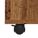 HKH Mueble Móvil con Ruedas en Madera Vieja - 60x53x72 Cm