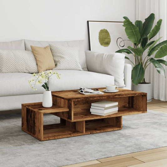 Mesa de centro HKH de madera DM antigua