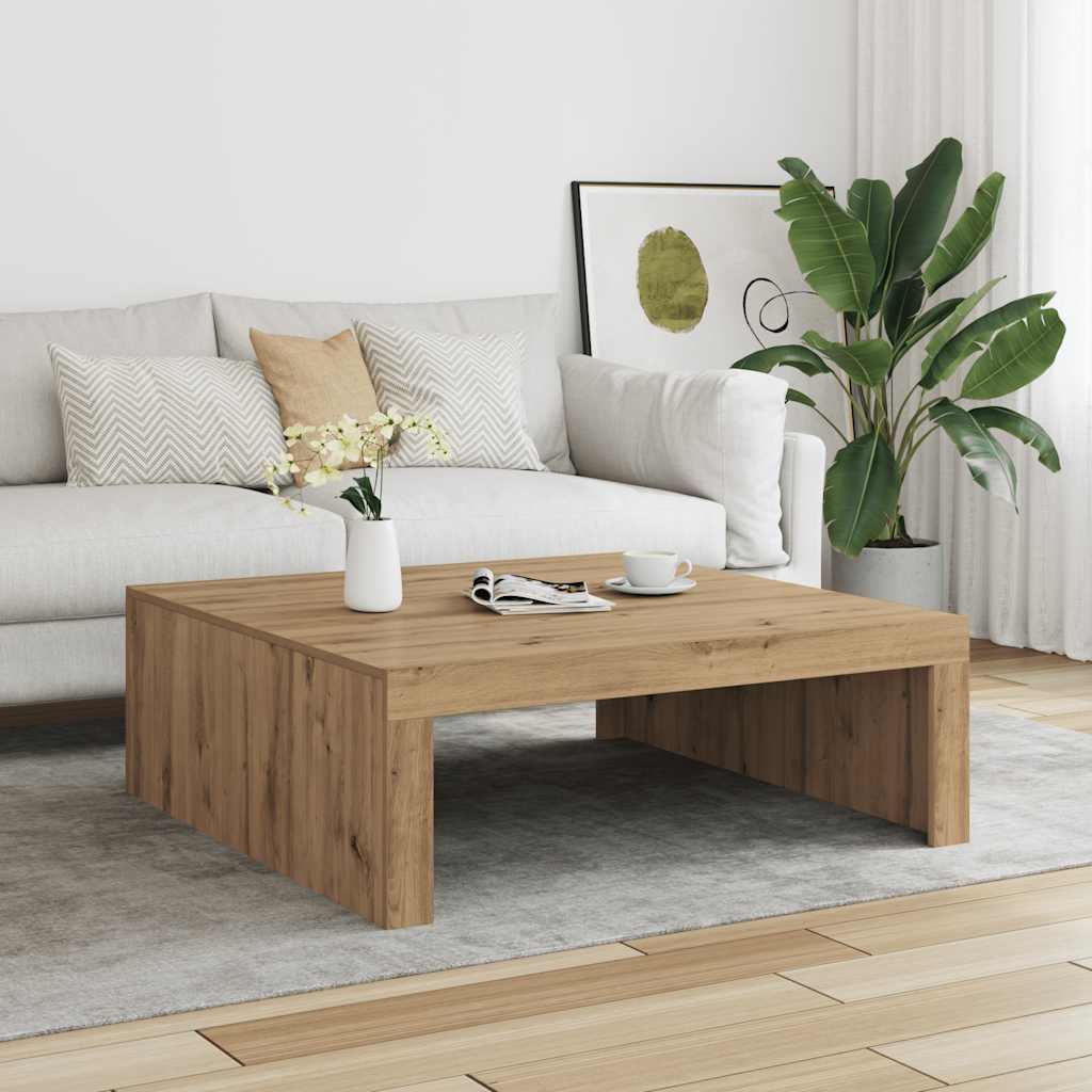HKH Mesa de centro en derivados de madera, roble artesanal