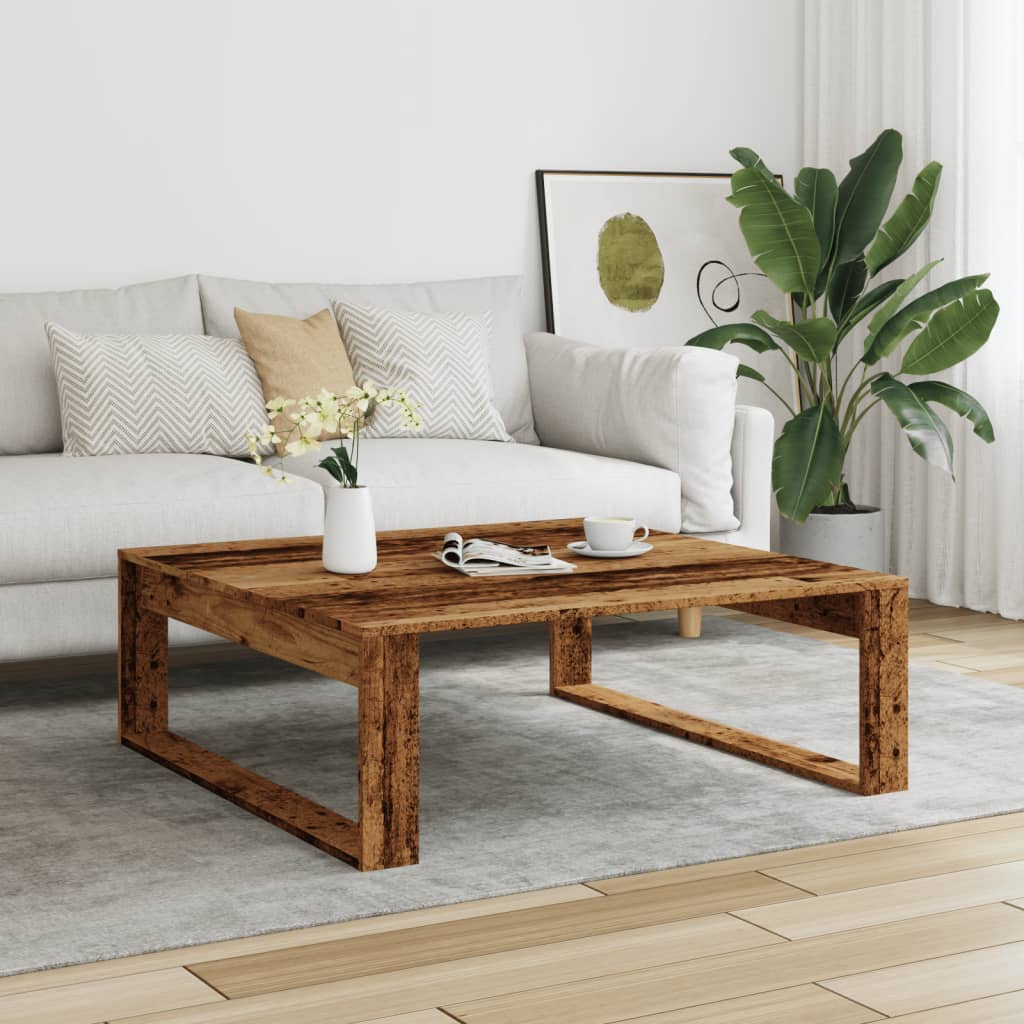Mesa de centro HKH de madera DM antigua