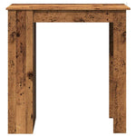 HKH Mesa de Bar com Prateleiras em Derivados de Madeira Madeira Velha