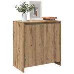HKH Aparador de derivados de madera 70 x 41 x 75 cm - Roble artesanal