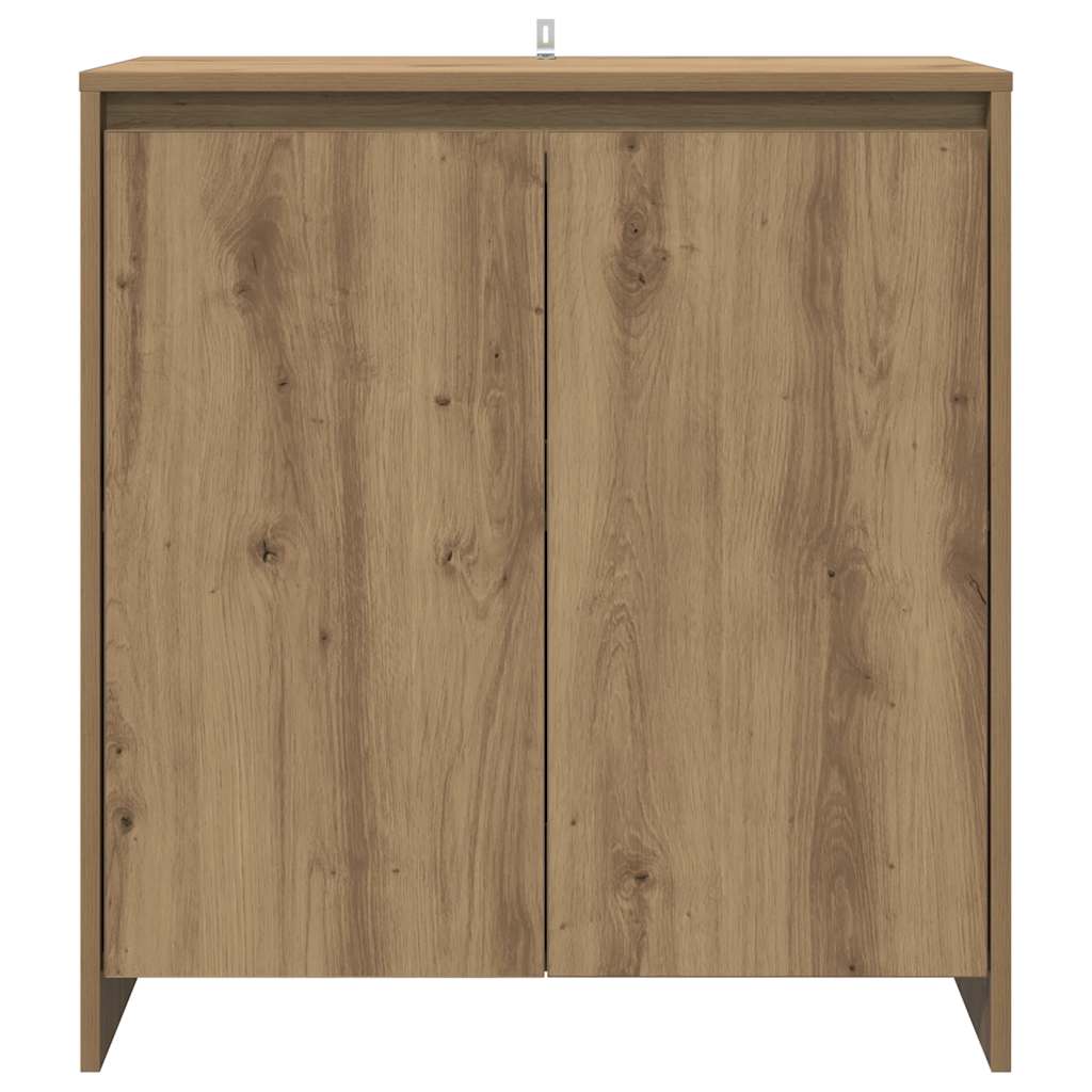 HKH Aparador de derivados de madera 70 x 41 x 75 cm - Roble artesanal