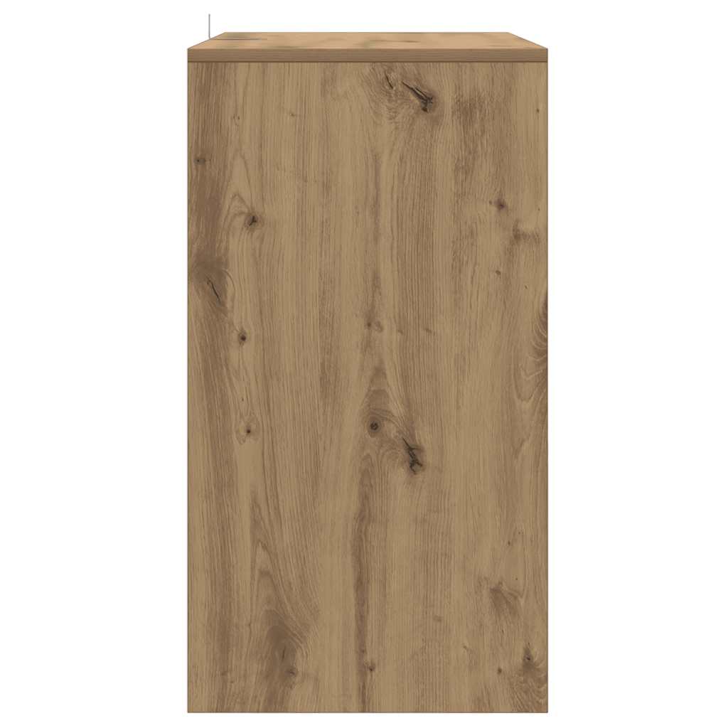 HKH Aparador de derivados de madera 70 x 41 x 75 cm - Roble artesanal