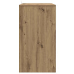 HKH Aparador de derivados de madera 70 x 41 x 75 cm - Roble artesanal