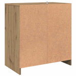 HKH Aparador de derivados de madera 70 x 41 x 75 cm - Roble artesanal
